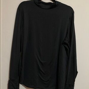 Elegant Black Long Sleeve Women's Top